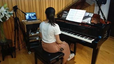 优德88特邀艺术家浙江音乐学院钢琴系丁阳博士Hybrid远程教育大师班+音乐会圆满成功