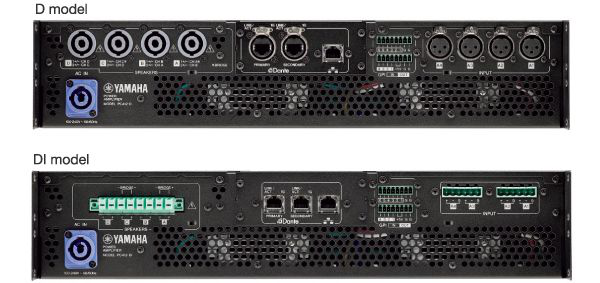 新型网络功放PC系列D/DI型号：通过集成强大的矩阵功能和Dante连接方式，提供高灵活性和可扩展性